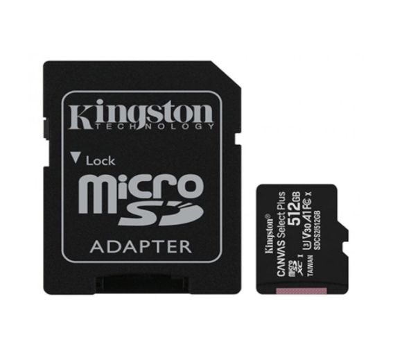 Kingston - Memorije kartice KINGSTON SDCS2/512GB/microSD/512GB/100MB/s-85MB/s+adapter_1